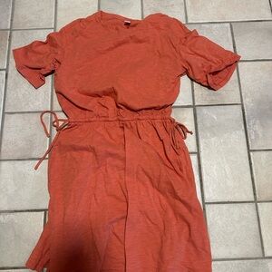 Casual Orange Dress - size medium tall